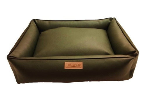 Caminha Cama Pet Cachorro Xxg Fácil De Limpar Couro Brescia