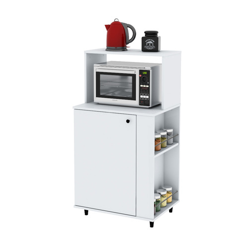 Organizador Centro Estant Cocina Vajillero Microondas Kp60 Color Blanco
