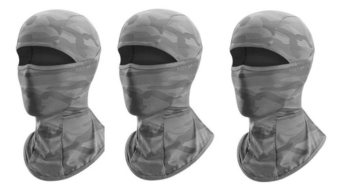 3pcs Pasamontañas Ciclismo Máscara Moto Balaclava Esqui Uv