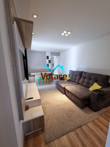 Imagem 3 de 28 de Apartamento Rico Em Armários Panejados Em Todos Os Ambientes Com 2 Vagas De Garagem E Sacada Gourmet! - 2885 - 70431832