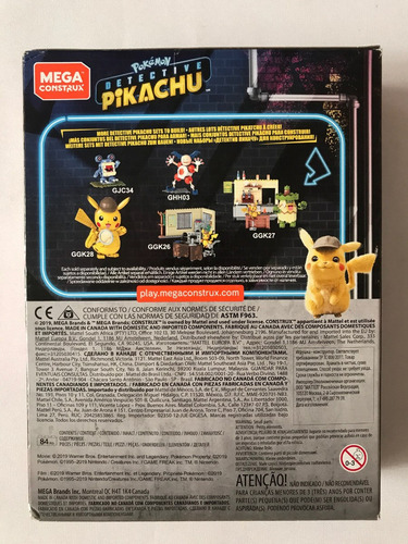 Lickitung Pokemon Mega Construx Detective Pikachu Gjc33 84pz 84 (Usado)