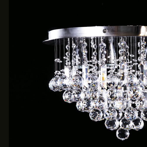 Candil Colgante Gamalux Williams Krystal Pastel De 5 Luces