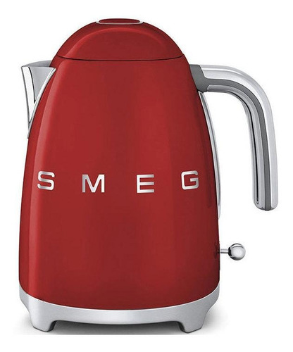 Chaleira elétrica Smeg KLF01 50's Retro Style vermelha 120V 1.7L