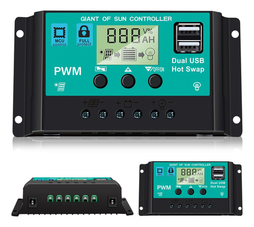 Bosytro Controlador Carga Solar 60 Interfaz Puerto Cc 0.217