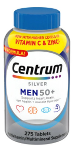 Multivitaminico Centrum Silver Hombre 50+ - 275 Tabletas