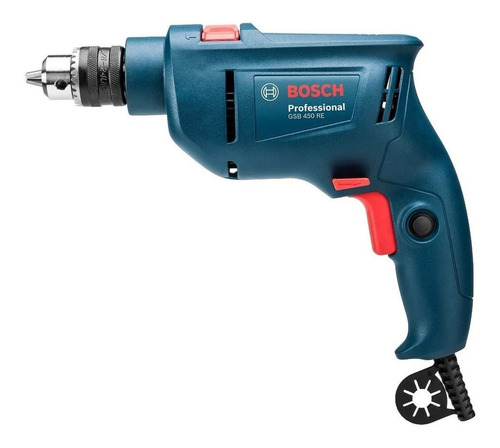 Taladro Percutor Bosch 450w Gsb 450 Re 10mm Vel Variable