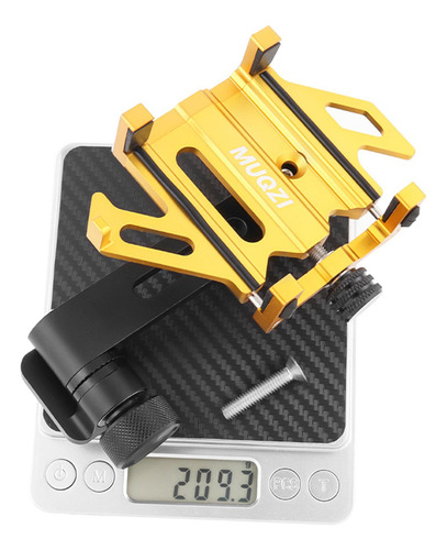 Soporte Resistente Para Celular En Bicicleta Oro