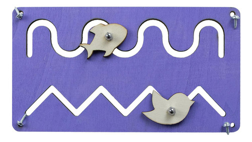 3 Tablero Ocupado Diy Para Actividades Preescolares, Violeta