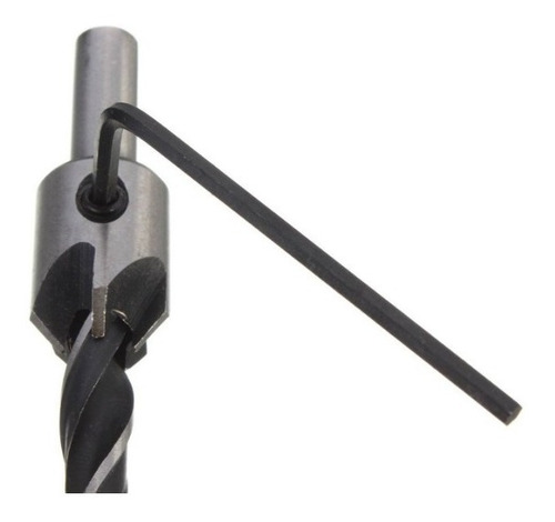 Imagen 2 de 4 de Broca Avellanadora 3 4 5 6 7 8 10 Mm Escariado Fresado 7pcs