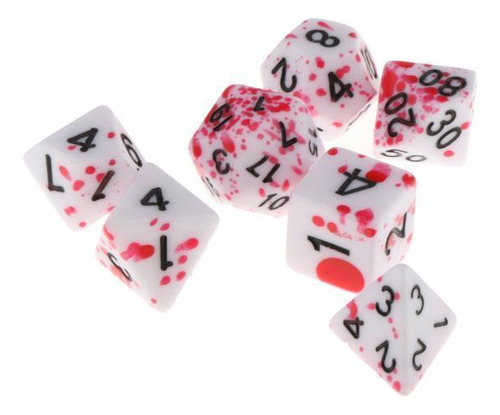 Juego De Dados De Varios Lados D20 D12 D10 D8 D6 D4 2 Piezas