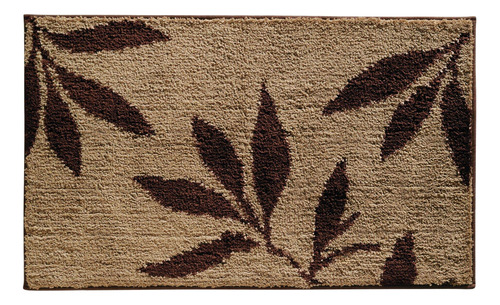 Idesign Leaves - Alfombrilla Antideslizante Para Bano Y Duch