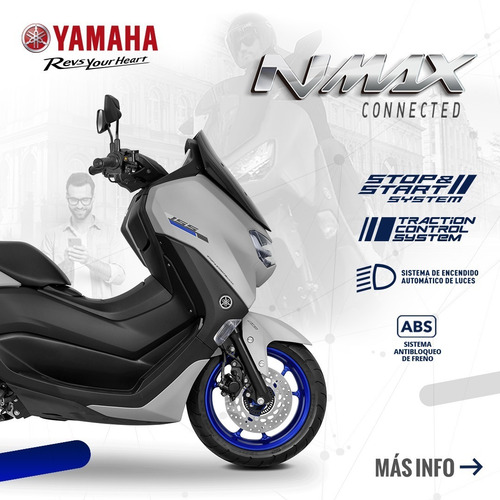 Imagen 12 de 15 de Yamaha Nmax Connected Nmx 155 Bertone Motos