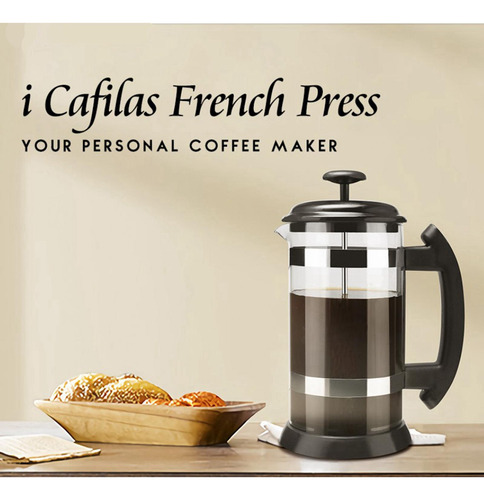 34oz 1000ml Café Francés Prensa Máquina De Té Resistente