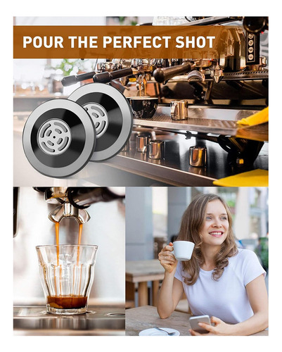 Disco De Limpieza Para Espresso De 2 Piezas, Disco De Retrol