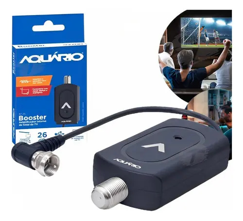 Booster Amplificador De Sinal Antena Tv Digital Externa