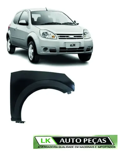 Paralama Direito Ford Ka 2008 2009 2010 2011 2012 Novo