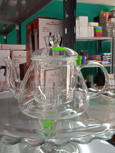 Tetera Infusor Vidrio Borosilicato 800ml Apta Fuego Palermo