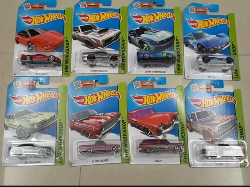 Carros Hot Wheels De La Serie Hw Workshop De Mattel. 5 Vrds.