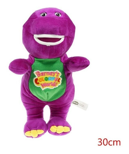 Peluche Barney Dinosaurio Barney's Great Adventure De 30 Cm