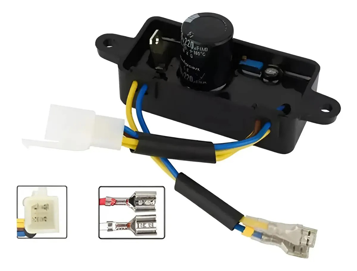 Regulador Voltaje, Avr 250v 220uf Para Generador De 1-3kw