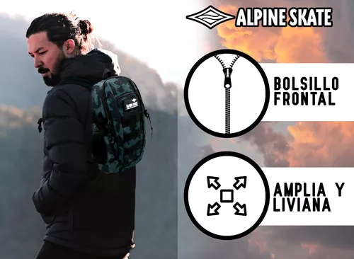 Mochila Militar Alpine Skate Tactica Camping C/ Molle Grande