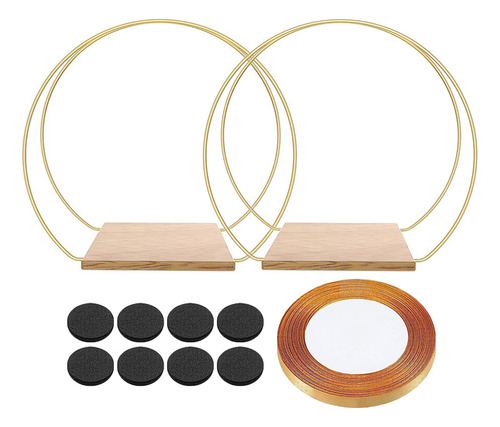 Juego De 2 Aros Florales Para Coronas De Boda