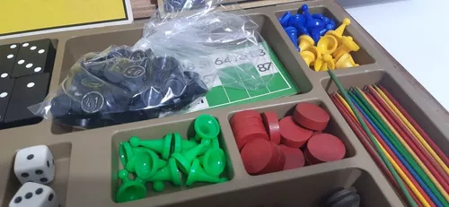 Antiga Maleta De Jogos Classicos Estrela Ludo Xadrez Anos 80