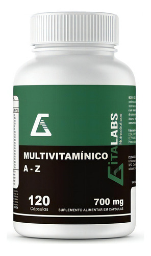 Polivitamínico Central A-z - Complexo Vitamínico - 120 Cáps