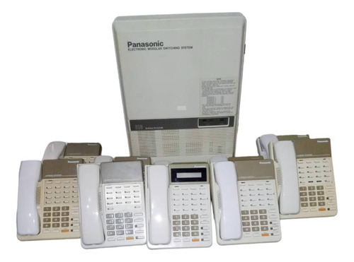 Central Panasonic 6 Lineas 16 Extensiones + 10 Telefonos