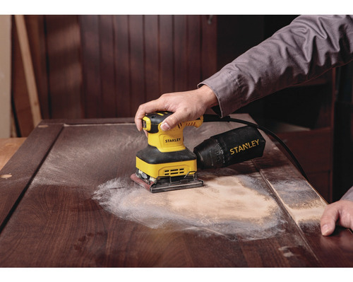Lixadeira Orbital 1/4 Folha De Lixa 240w Stanley 110v Ss24