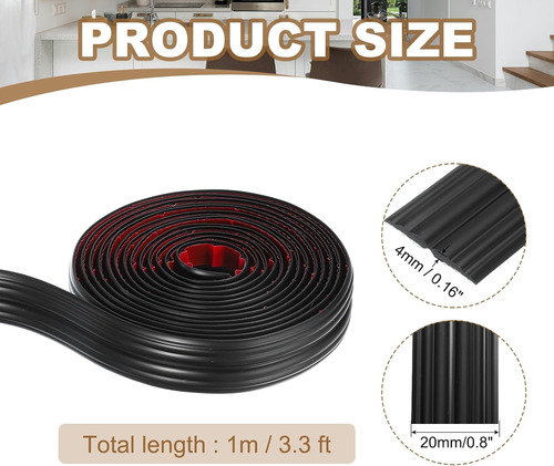 Protector De Esquina De Pared Autoadhesivo De 0.8 PuLG X 3.3