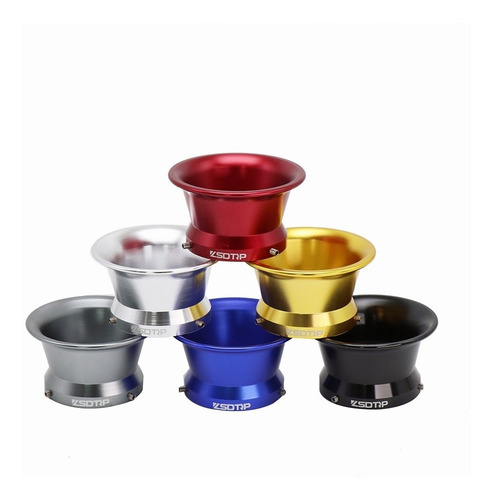 Filtro De Aire De 55 Mm Para Motocicleta Red Wind Horn Cup P