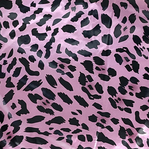 50 Unidades - Saco De Presente 25x36cm Leopardo Rosê