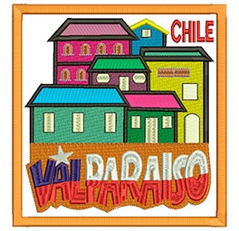 548 Parche Bordado Valparaíso