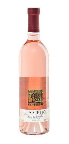 Imagen 1 de 1 de Vino Rosado L.a. Cetto Blanc De Zinfandel 750 Ml.