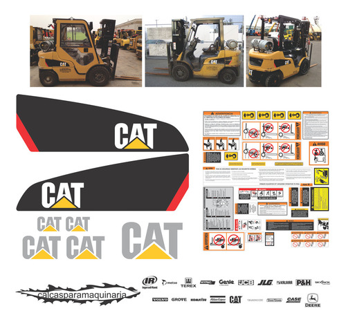 Kit De Calcas De Restauración Para Cat Gp 25 N Nvo