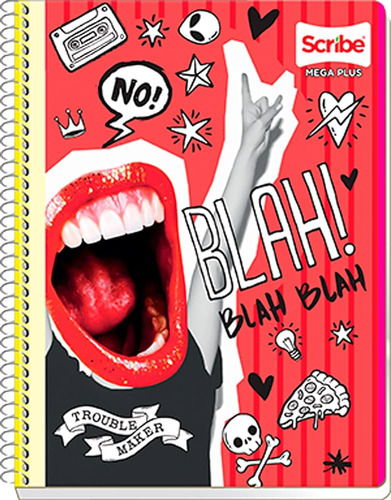 Cuaderno Profesional Scribe Mega Plus Cuadro Grande 3 Pz