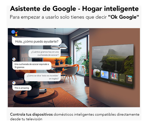Televisor Aiwa 65 4k Smart Android Tv Google Tv