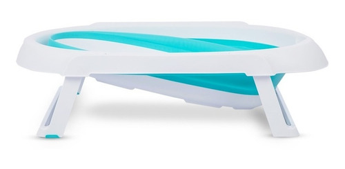 Bañera Para Bebe Carestino Plegable Aguamarina Con Soporte