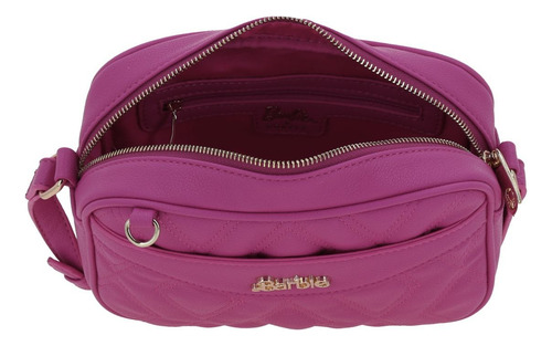 Bolso Tipo Crossbody Barbie Gorett Frank Para Dama Juvenil Fucsia Lisa Níquel Fucsia