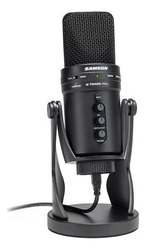 Micrófono Condensador Samson Usb G Track Pro Negro