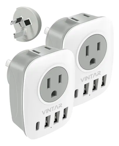 Vintar - Adaptador De Enchufe De Alimentacion De Australia N