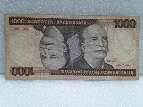 Billete De 1000 Cruzeiros De Brasil