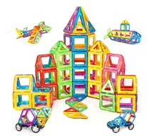 Comprar Blocos De Construção Magnéticos Educativo De Montar 120 Peças