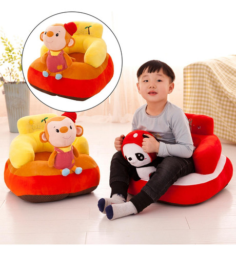 Asiento Compatible Con Niños Funda De Asiento De Sofá Mono