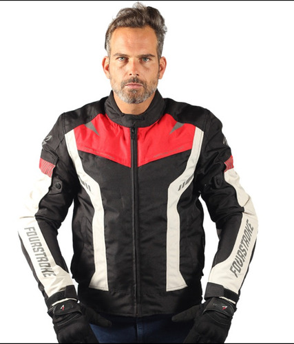 Imagen 1 de 6 de Campera Fourstroke Warrior Jacket Wp -all Motors-