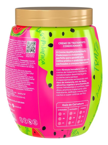 Salon Line Máscara Hidratante Multy Poderosos 3en1 Sandia 1k