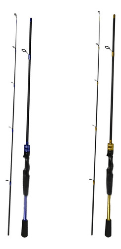 Kit 02 Varas De Molinete Fibra De Carbono 1,60mt 25lb 2 Pts