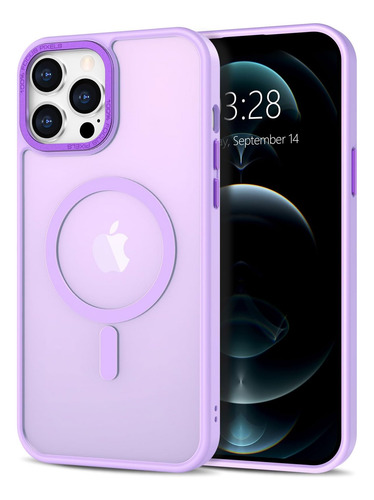 Anuck Para iPhone 12 Pro Case Magnetic Fase Compatible Con