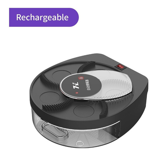 Imagen 9 de 9 de Repelente De Moscas Automático Negro Recargable